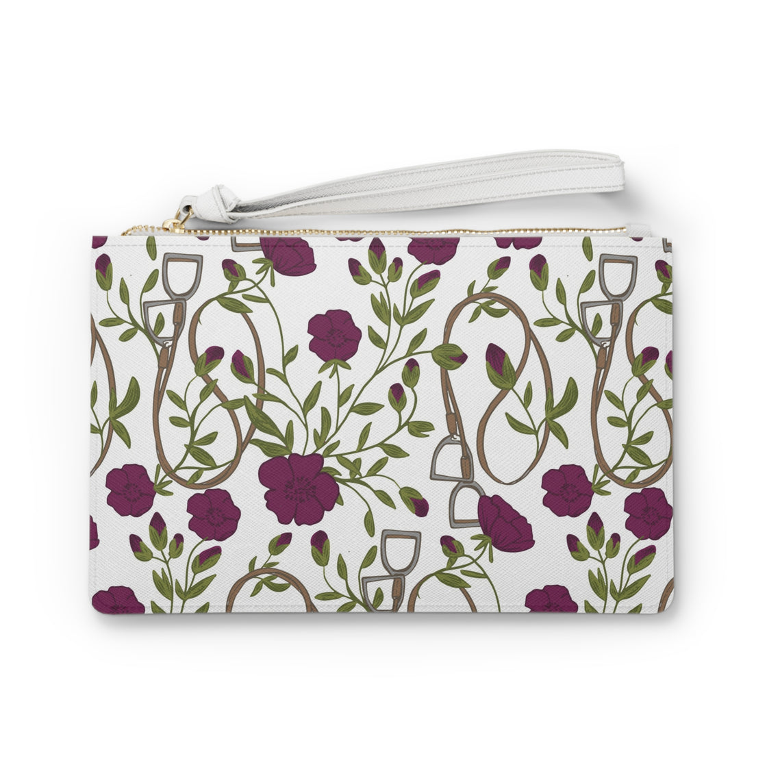 Equestrian Floral Garden Clutch Bag by Espoir - Elegant Accessory for Gardening Enthusiasts
