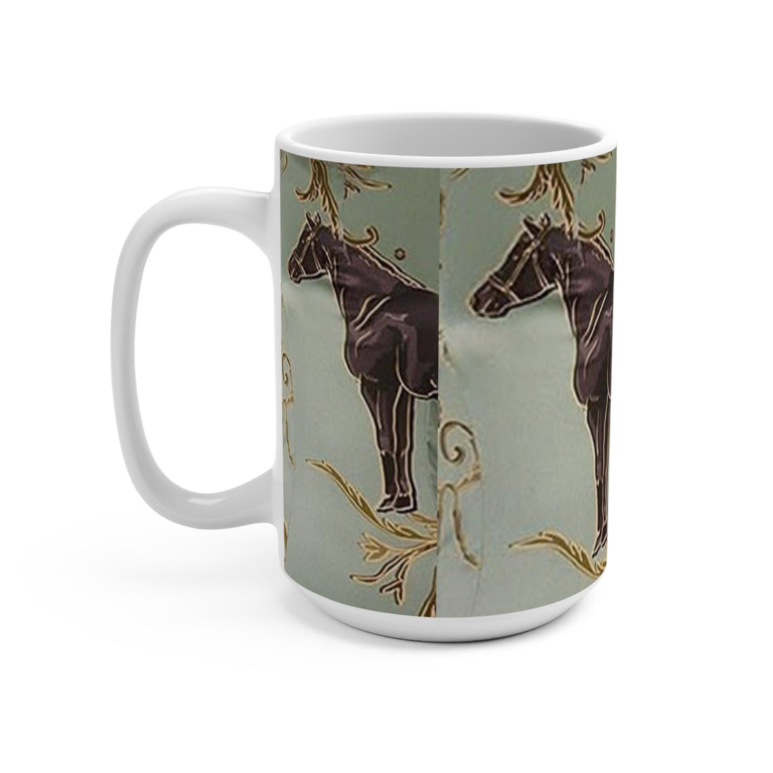 Equestrian Design Grande Horse 15oz Mug - Perfect for Horse Lovers