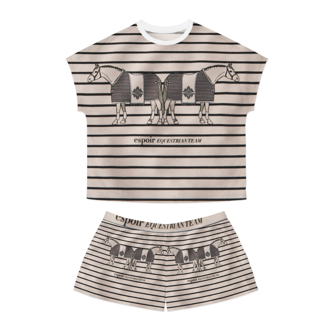 Equestrian Dreams Women's Short Pajama Set