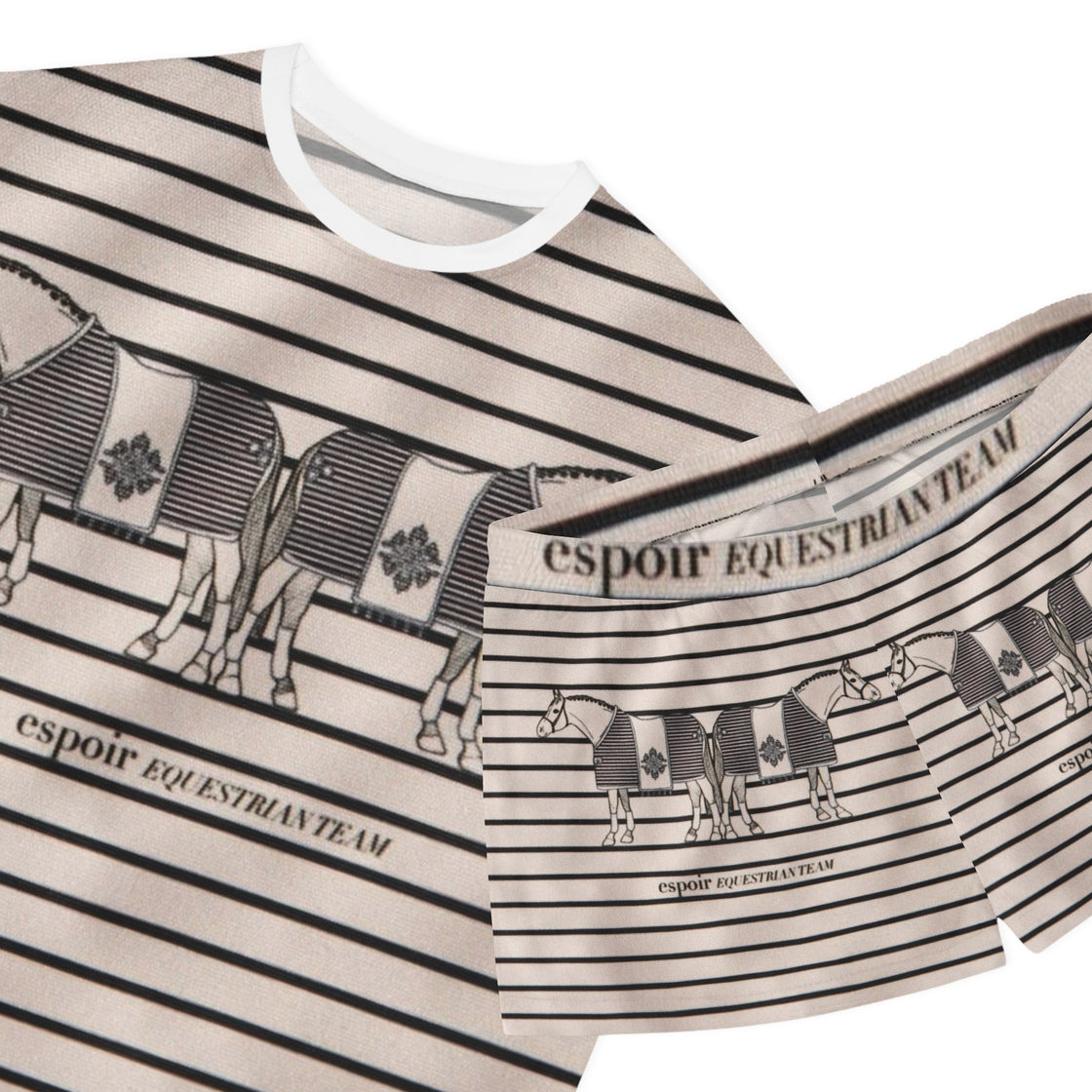 Equestrian Dreams Women's Short Pajama Set