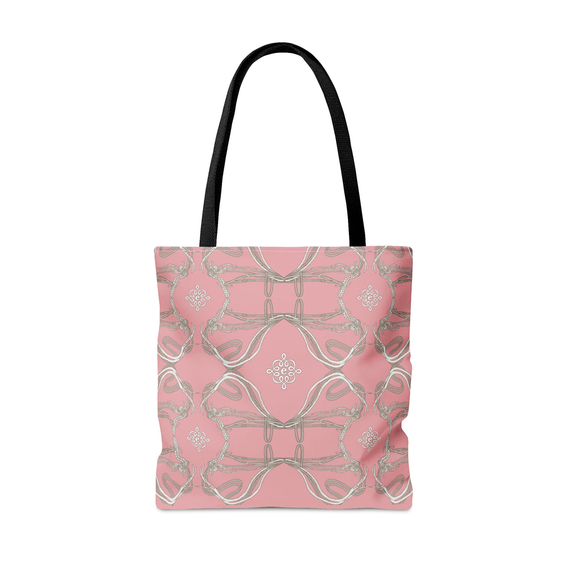 Tote Bag in Roped Bridles on Rose