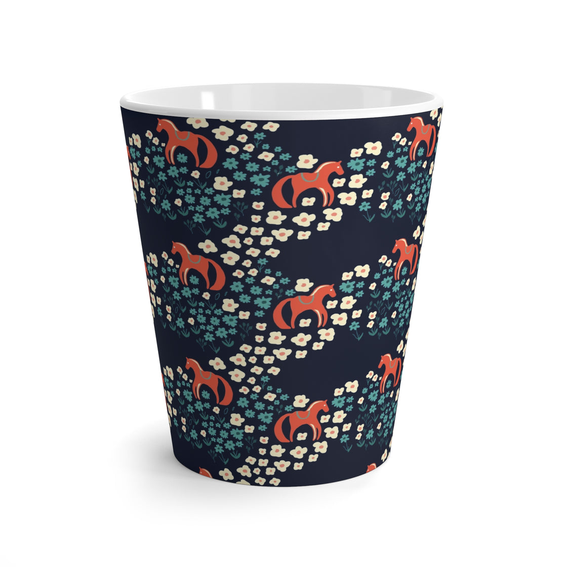 Espoir Cavallo Horse Latte Mug - Charming Coffee Cup for Equestrians