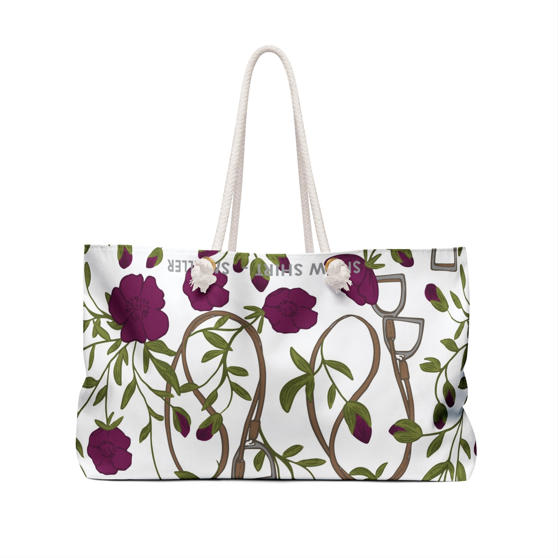 Floral Weekender Bag - Stylish Travel Tote for Getaways and Daily Use