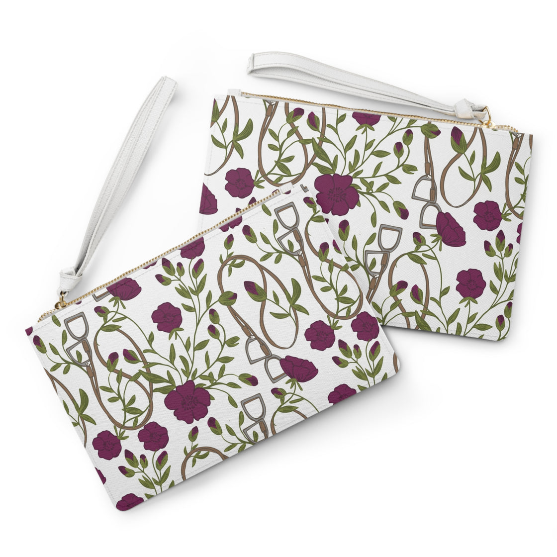 Equestrian Floral Garden Clutch Bag by Espoir - Elegant Accessory for Gardening Enthusiasts