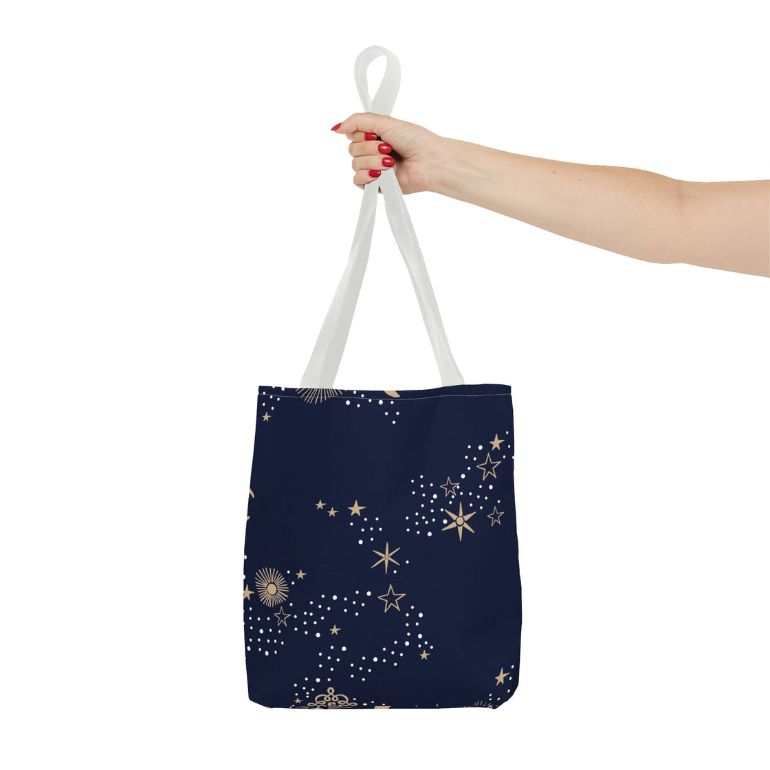 Moon and Stars Horse Tote Bag | Stylish Shopping Bag, Beach Carryall, Gift for Horse Lovers, Floral Print Purse, Everyday Use