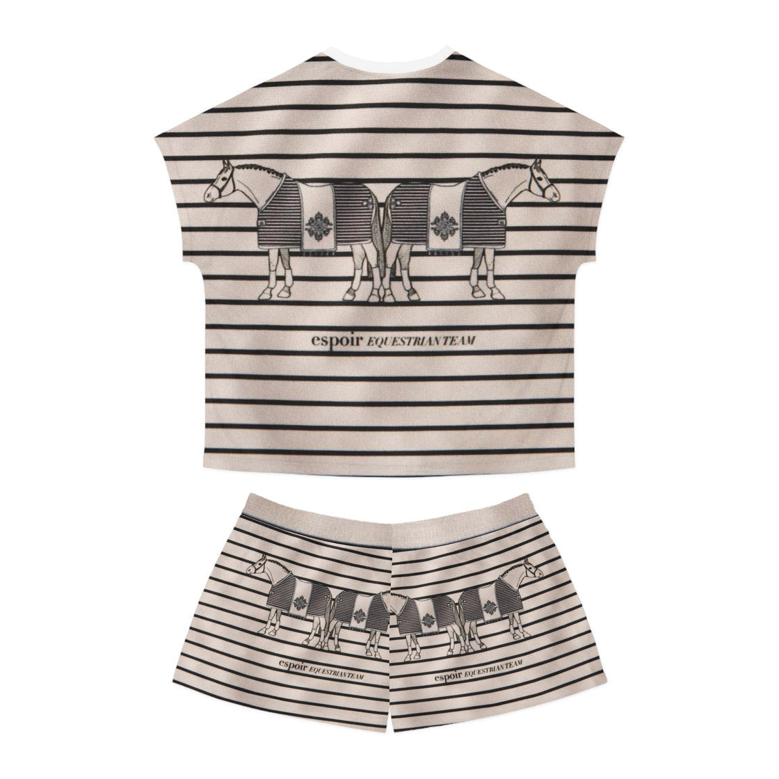 Equestrian Dreams Women's Short Pajama Set