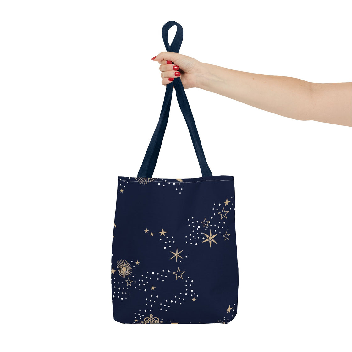 Moon and Stars Horse Tote Bag | Stylish Shopping Bag, Beach Carryall, Gift for Horse Lovers, Floral Print Purse, Everyday Use