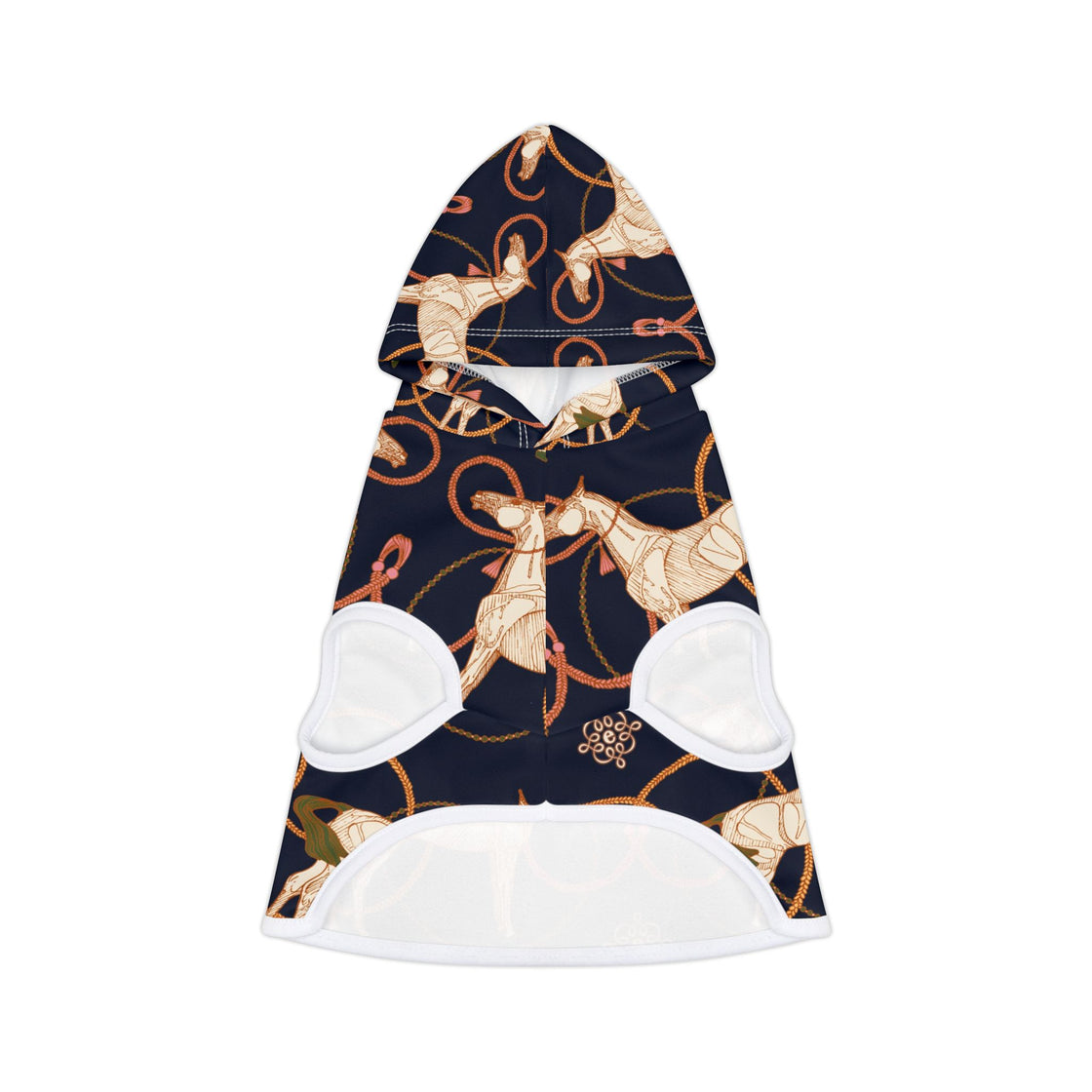 Espoir roped Horse Pet Hoodie with Stylish Print