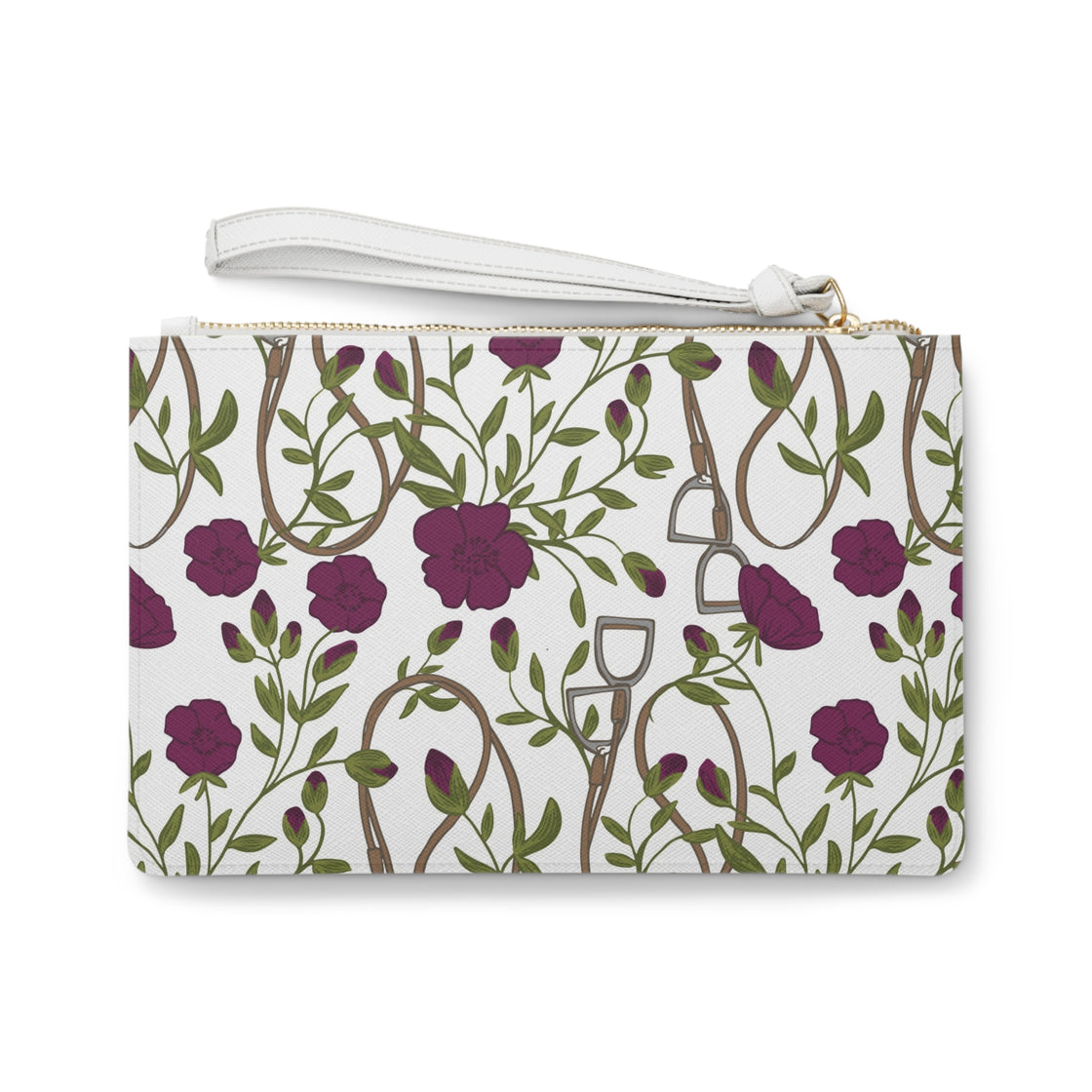 Equestrian Floral Garden Clutch Bag by Espoir - Elegant Accessory for Gardening Enthusiasts
