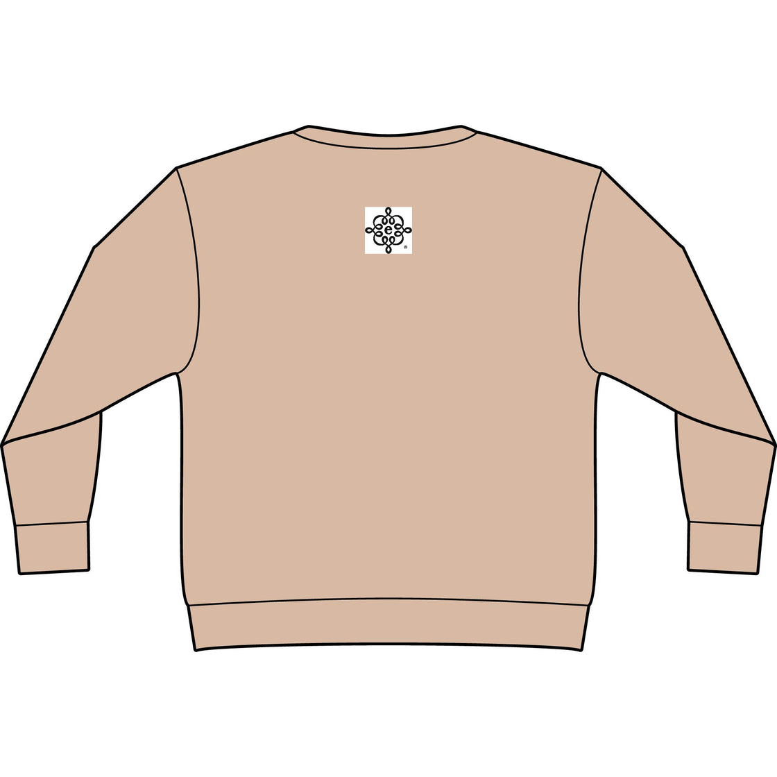 Espoir Vintage Olive Star Sweatshirt — Garment-Dyed Casual Crewneck