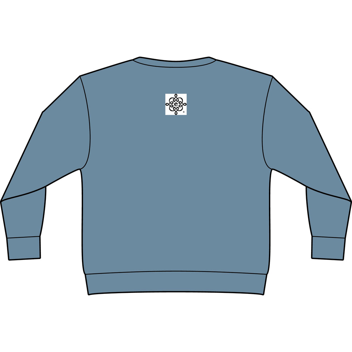 Espoir Vintage Olive Star Sweatshirt — Garment-Dyed Casual Crewneck