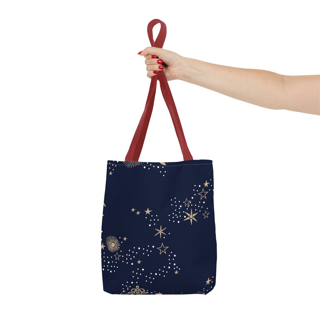 Moon and Stars Horse Tote Bag | Stylish Shopping Bag, Beach Carryall, Gift for Horse Lovers, Floral Print Purse, Everyday Use