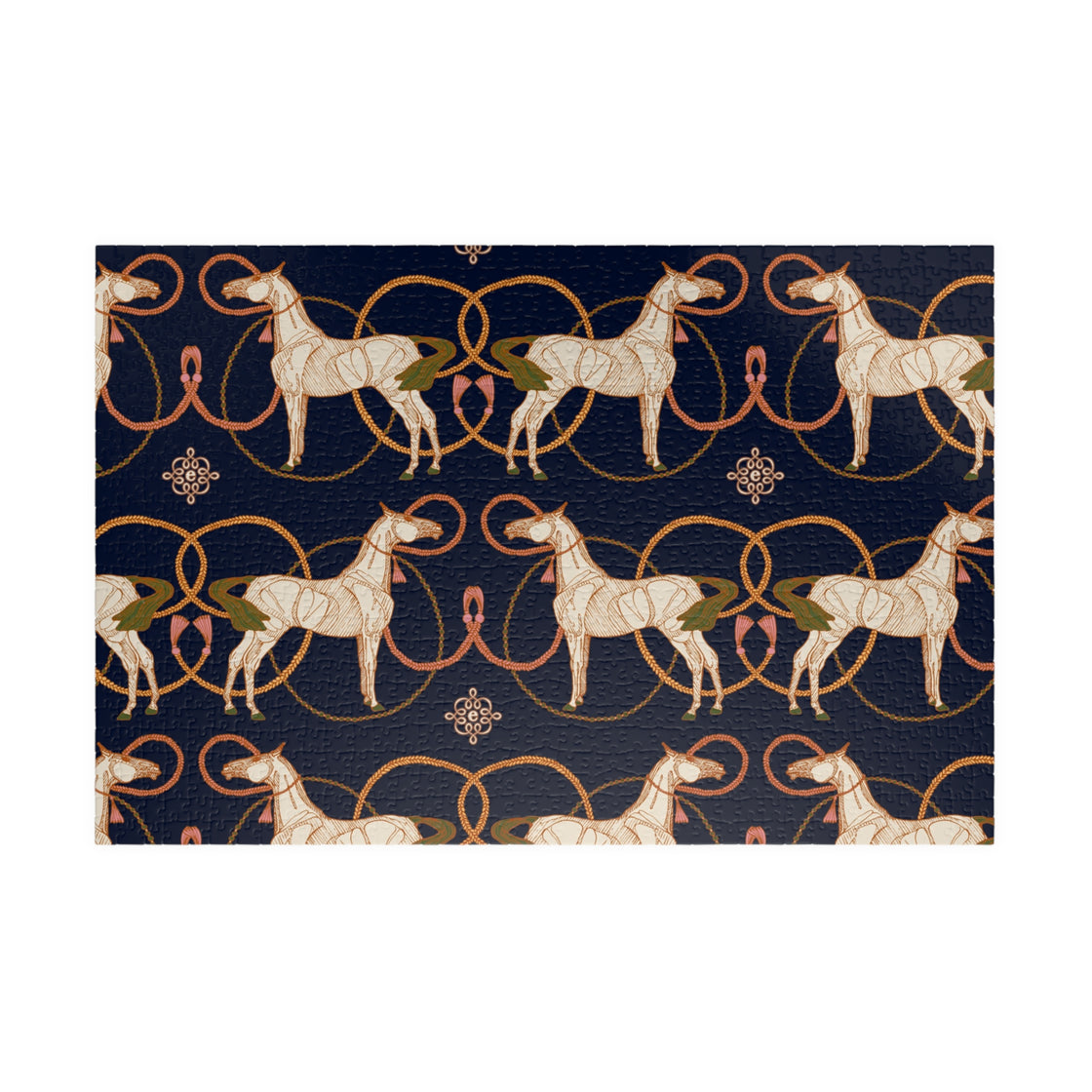 Roped Horses By Espoir Pattern Puzzle — Vintage Horse Jigsaw (110–1014 pcs)