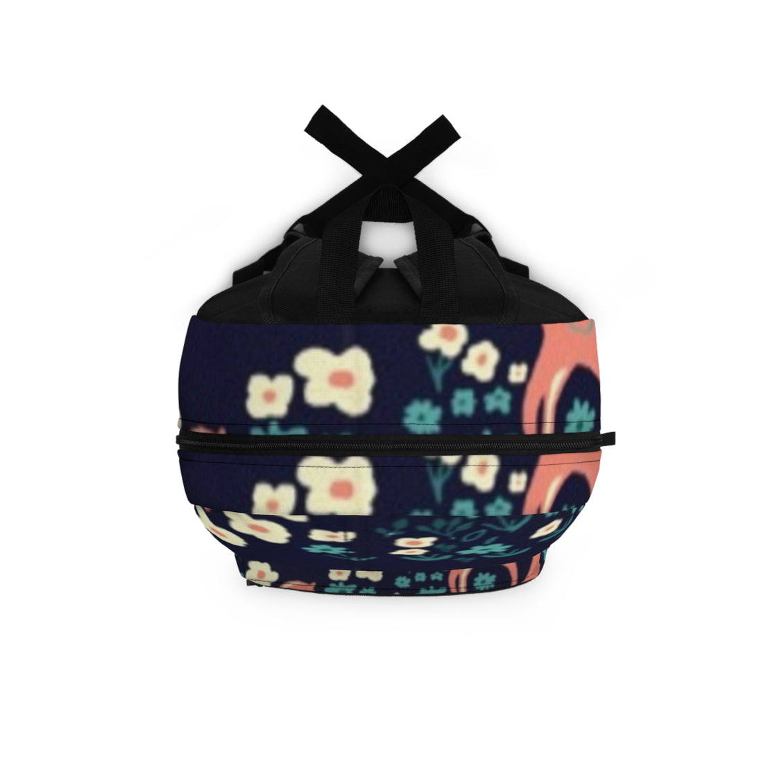 Cavallo by Espoir Pony Backpack — Navy Cute Horse Print School Bag