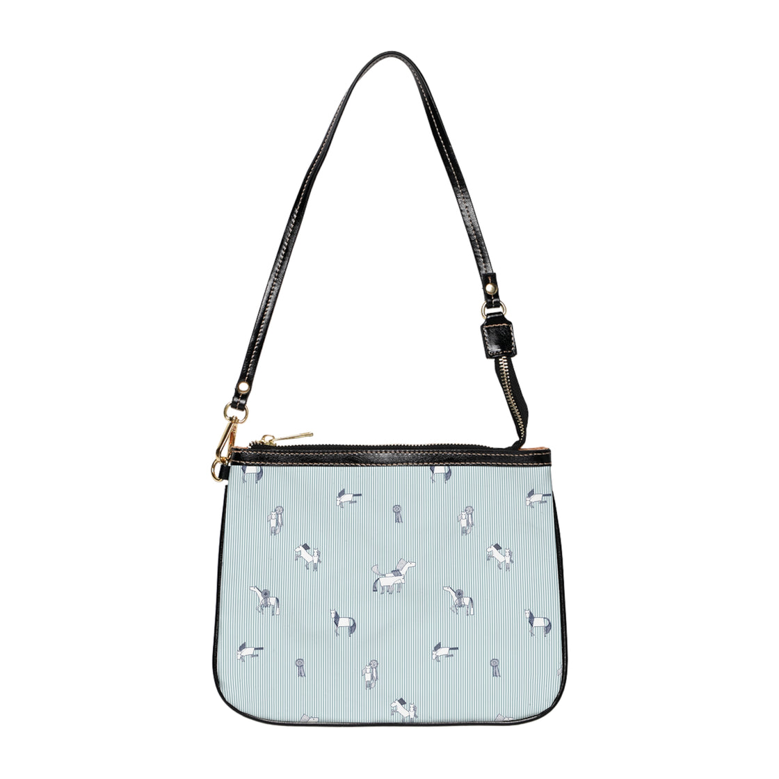 Espoir Sky Blue Magical Horse Horse Small Shoulder Bag — Elegant Equestrian Crossbody Purse