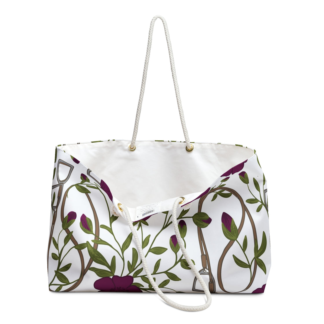 Floral Weekender Bag - Stylish Travel Tote for Getaways and Daily Use