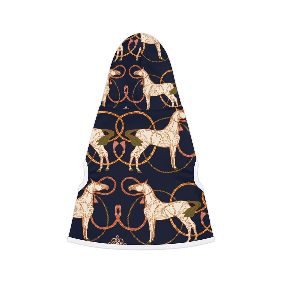 Espoir roped Horse Pet Hoodie with Stylish Print