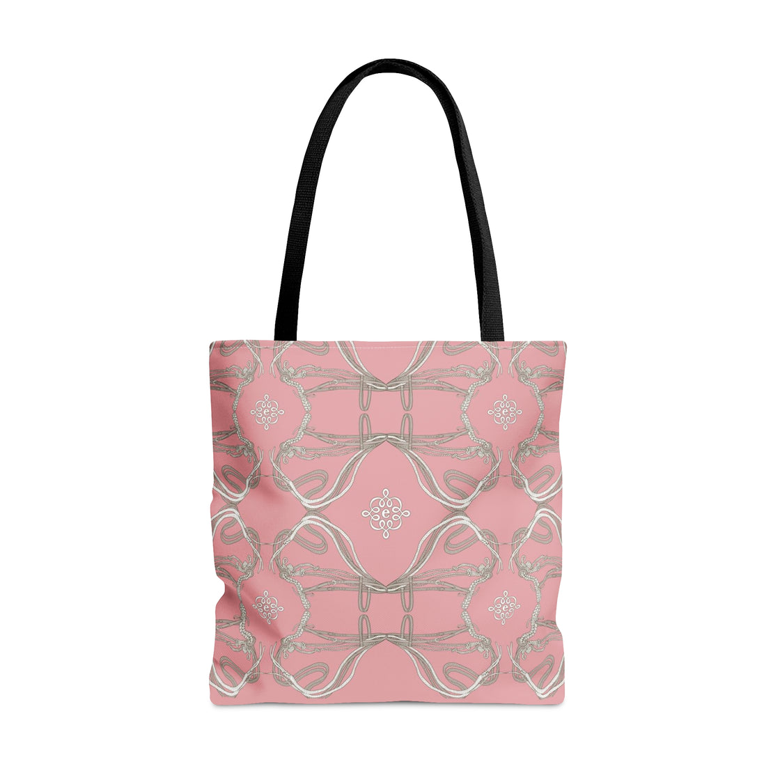 Tote Bag in Roped Bridles on Rose