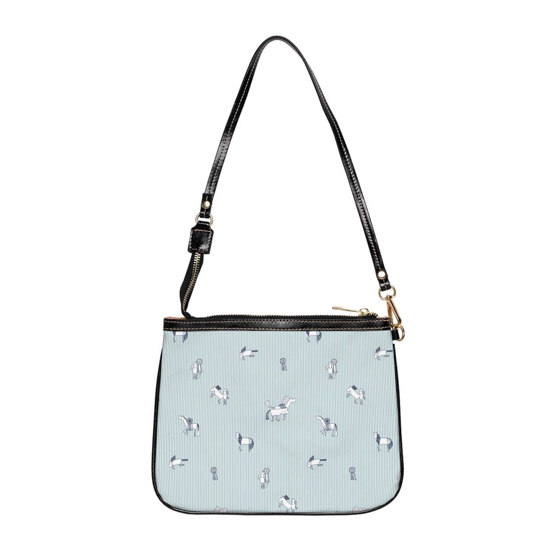 Espoir Sky Blue Magical Horse Horse Small Shoulder Bag — Elegant Equestrian Crossbody Purse