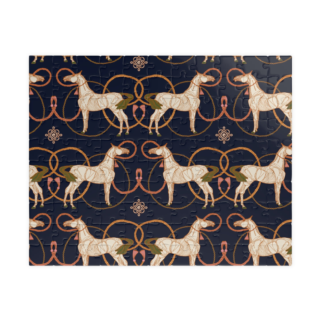 Roped Horses By Espoir Pattern Puzzle — Vintage Horse Jigsaw (110–1014 pcs)