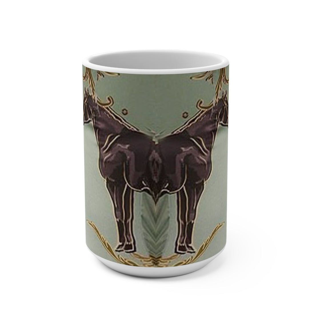 Equestrian Design Grande Horse 15oz Mug - Perfect for Horse Lovers