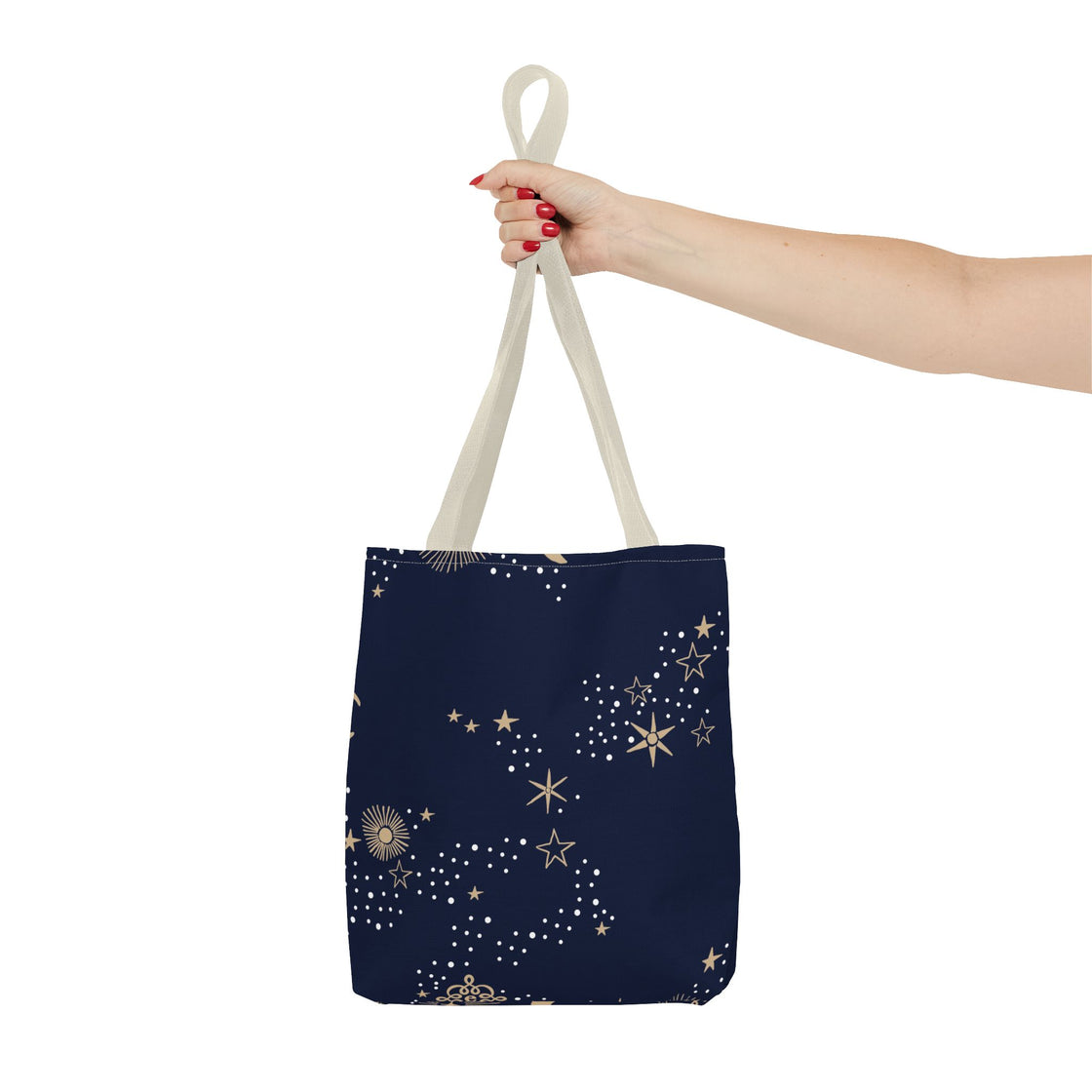 Moon and Stars Horse Tote Bag | Stylish Shopping Bag, Beach Carryall, Gift for Horse Lovers, Floral Print Purse, Everyday Use