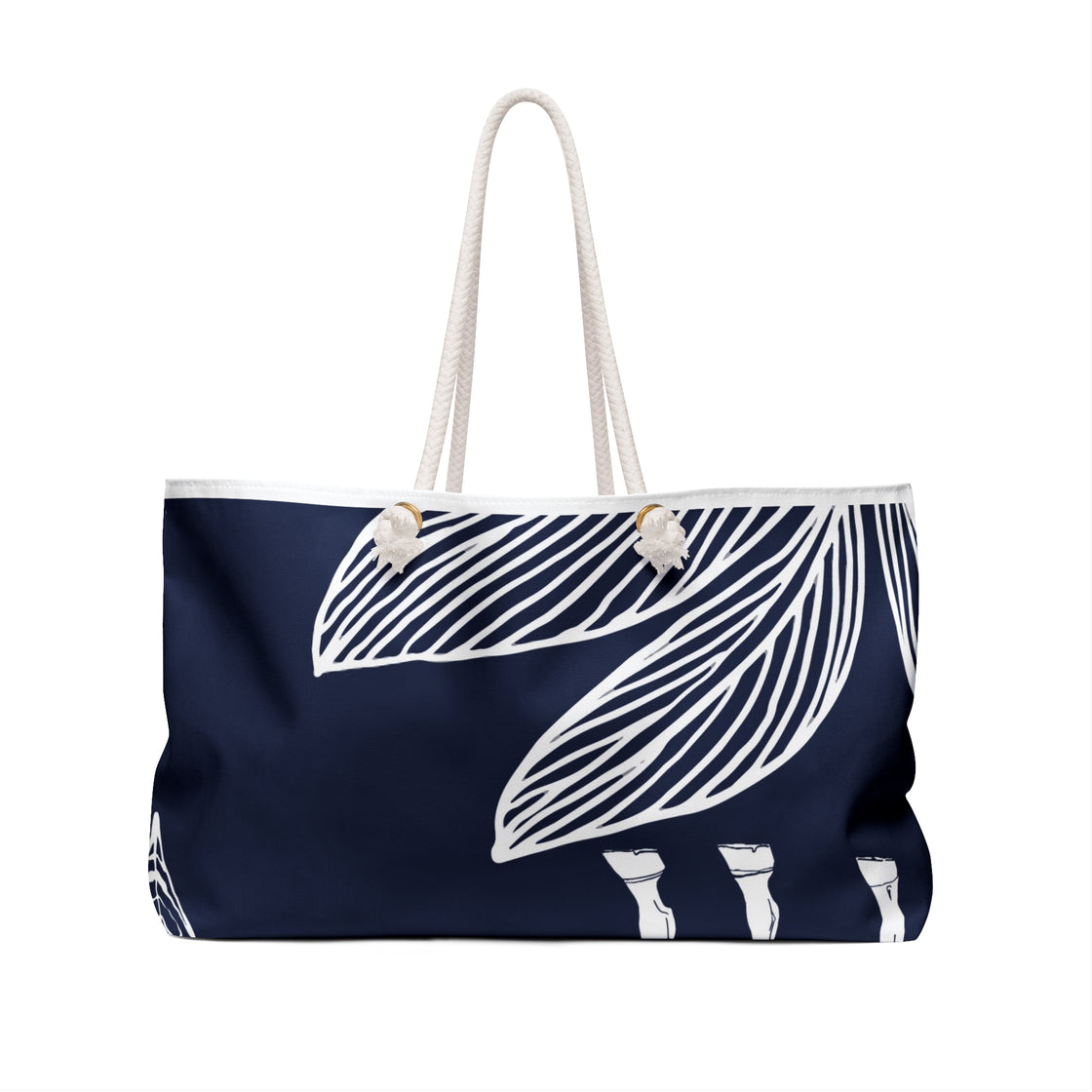Island Horse on Navy Weekender Bag - Stylish Travel Tote for Getaways and Daily Use