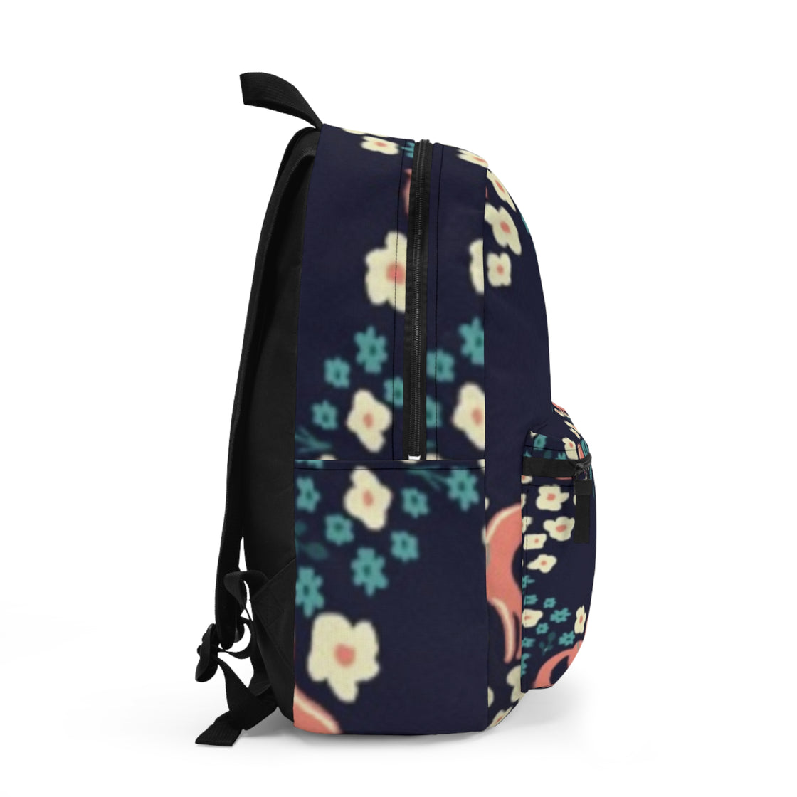 Cavallo by Espoir Pony Backpack — Navy Cute Horse Print School Bag