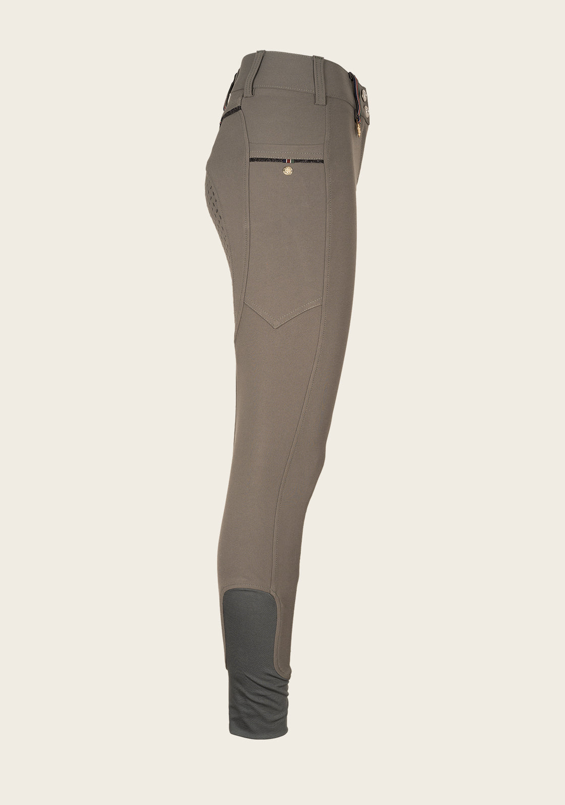 Inspire Full Seat High Waist Dusky Green Breeches