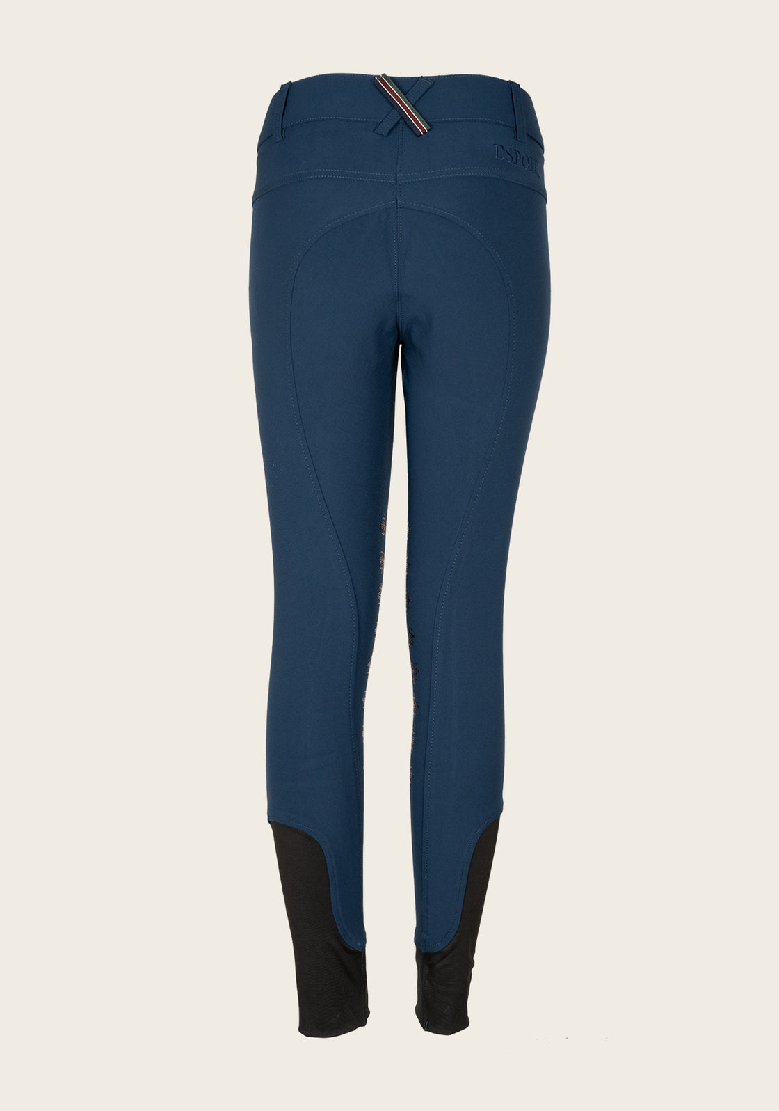 Inspire Knee Patch High Waist Peacock Blue Breeches