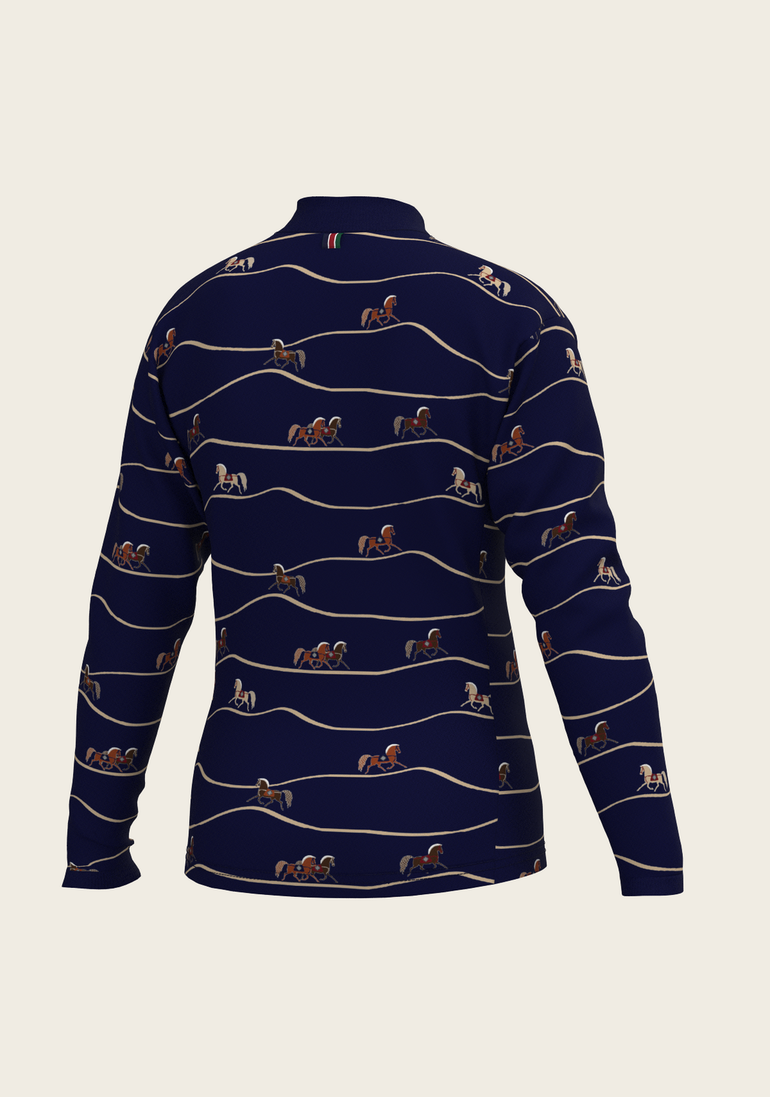 Navy Cheval Children's Long Sleeve Shirt