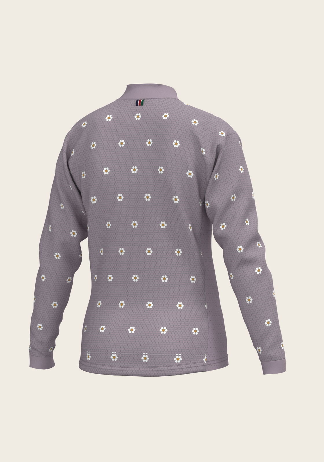 Mosaic Daises in Lavender Children's Long Sleeve Shirt