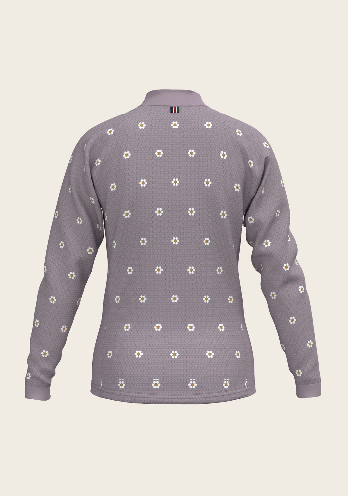 Mosaic Daises in Lavender Children's Long Sleeve Shirt