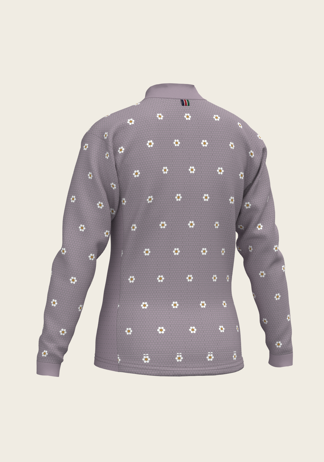 Mosaic Daises in Lavender Children's Long Sleeve Shirt