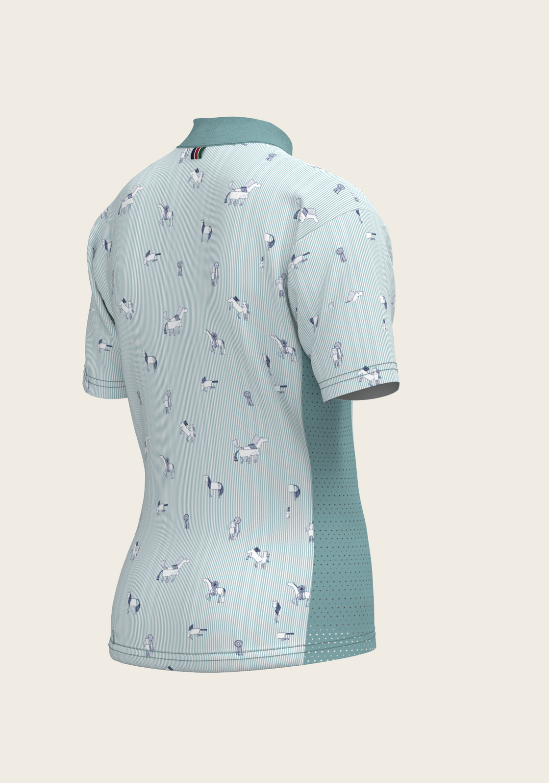  Stripes in Sky Blue Children's Short Sleeve Shirt