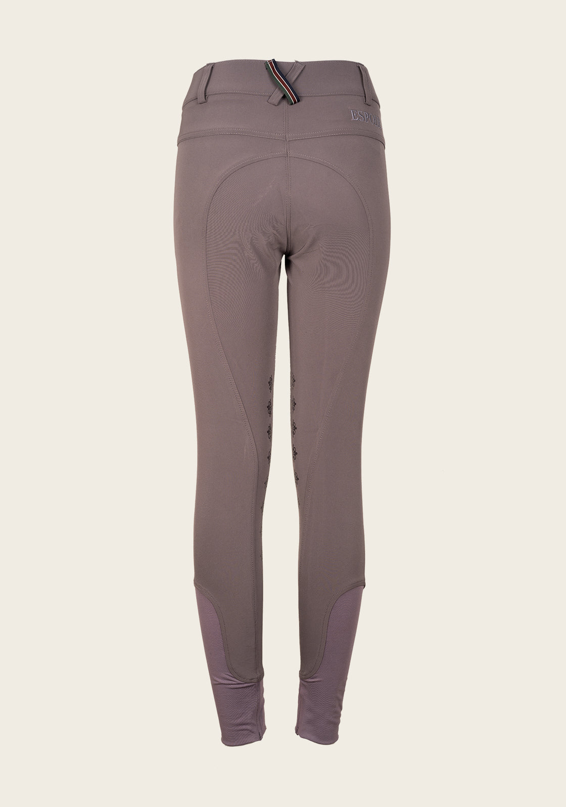Coquet High Waist Coolmax Poppyseed Knee Patch Breeches