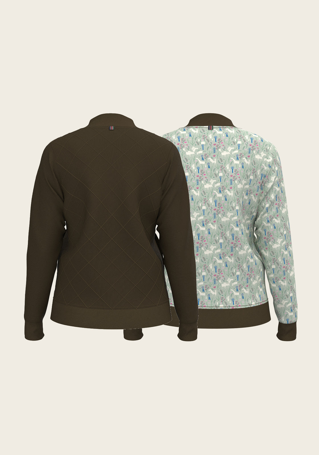  Grapeleaf Rosettes Reversible Jacket