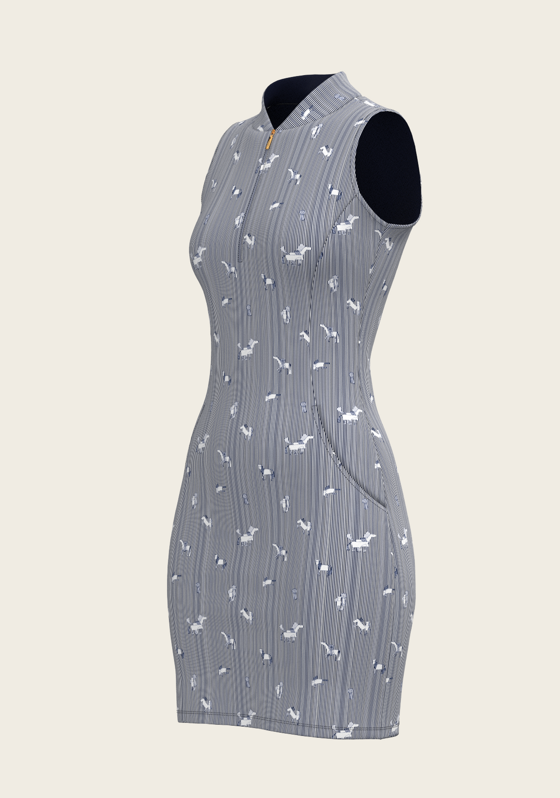 PRE ORDER • Navy Stripes Golf Dress
