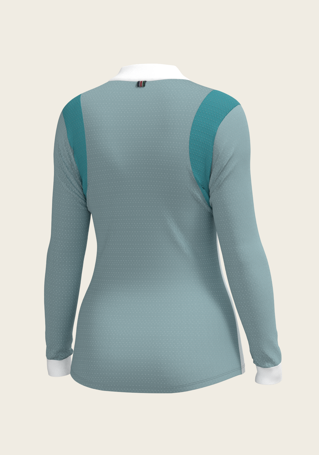 Mermaid Horses on Skye Blue Long Sleeve Sport Show Shirt