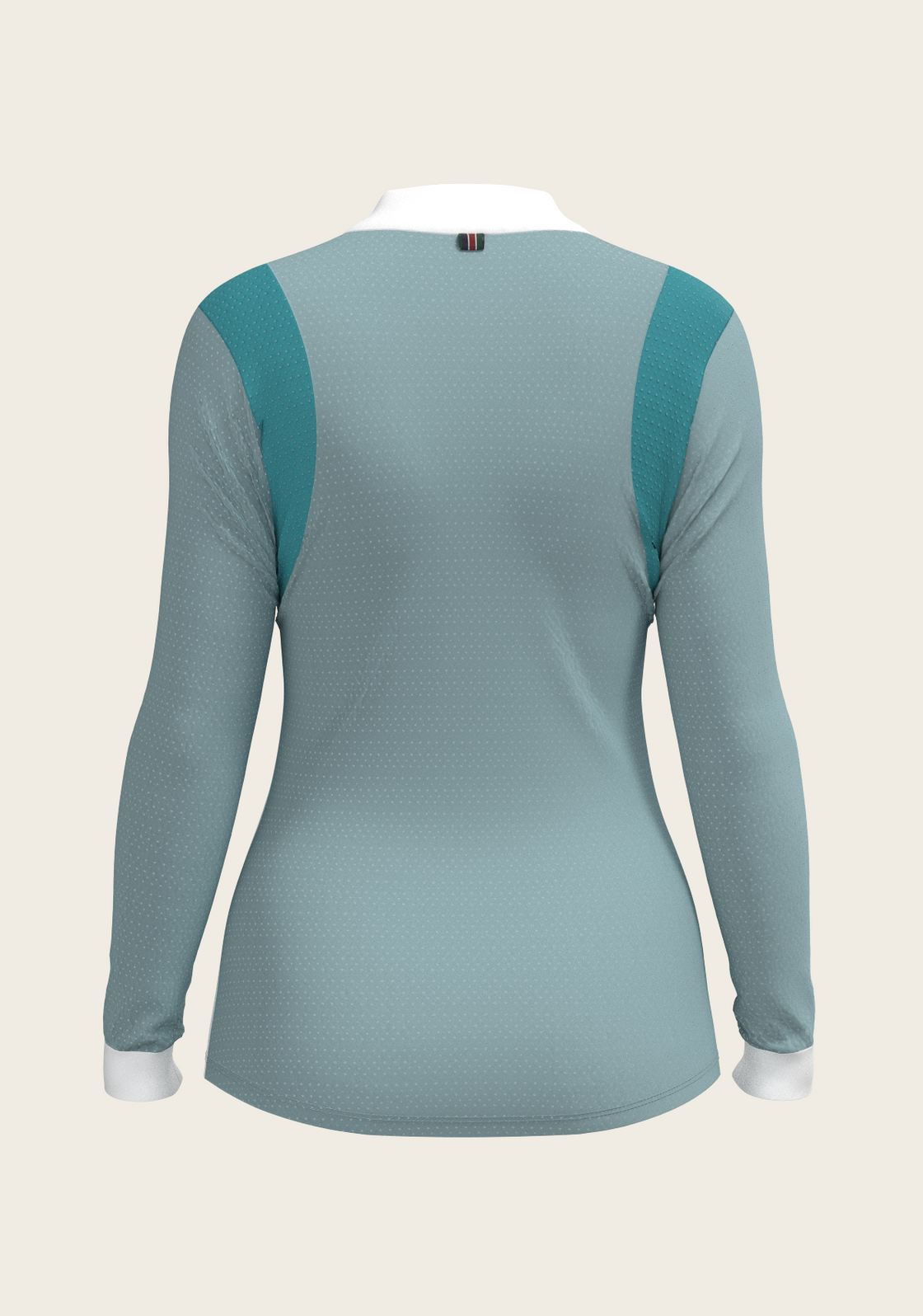 Mermaid Horses on Skye Blue Long Sleeve Sport Show Shirt