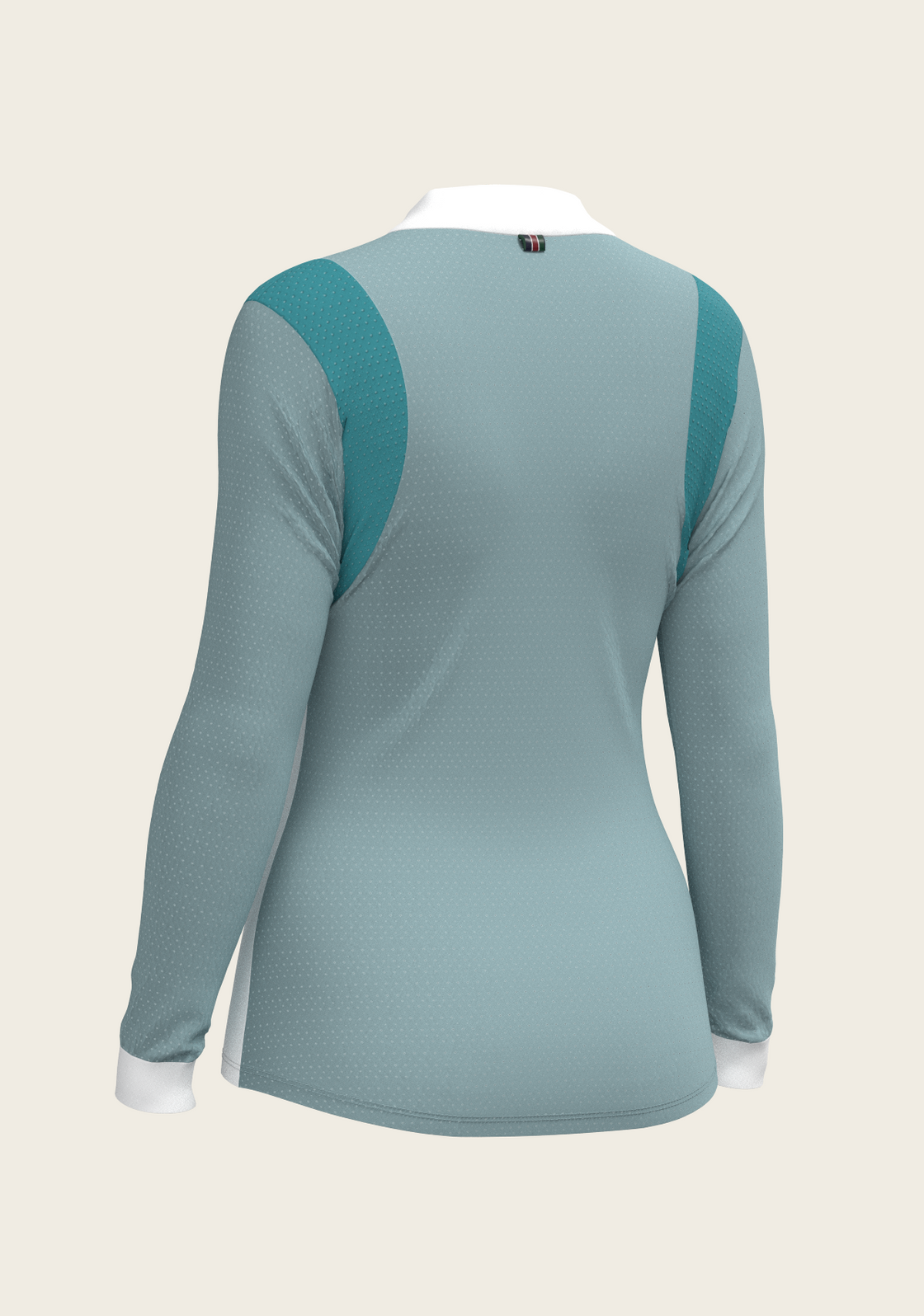 Mermaid Horses on Skye Blue Long Sleeve Sport Show Shirt