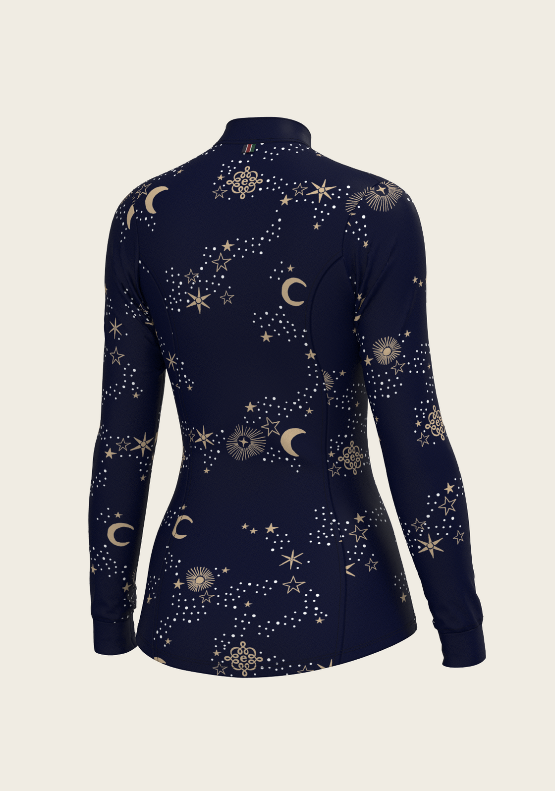  Stars on Navy Quarter Zip Sun Shirt