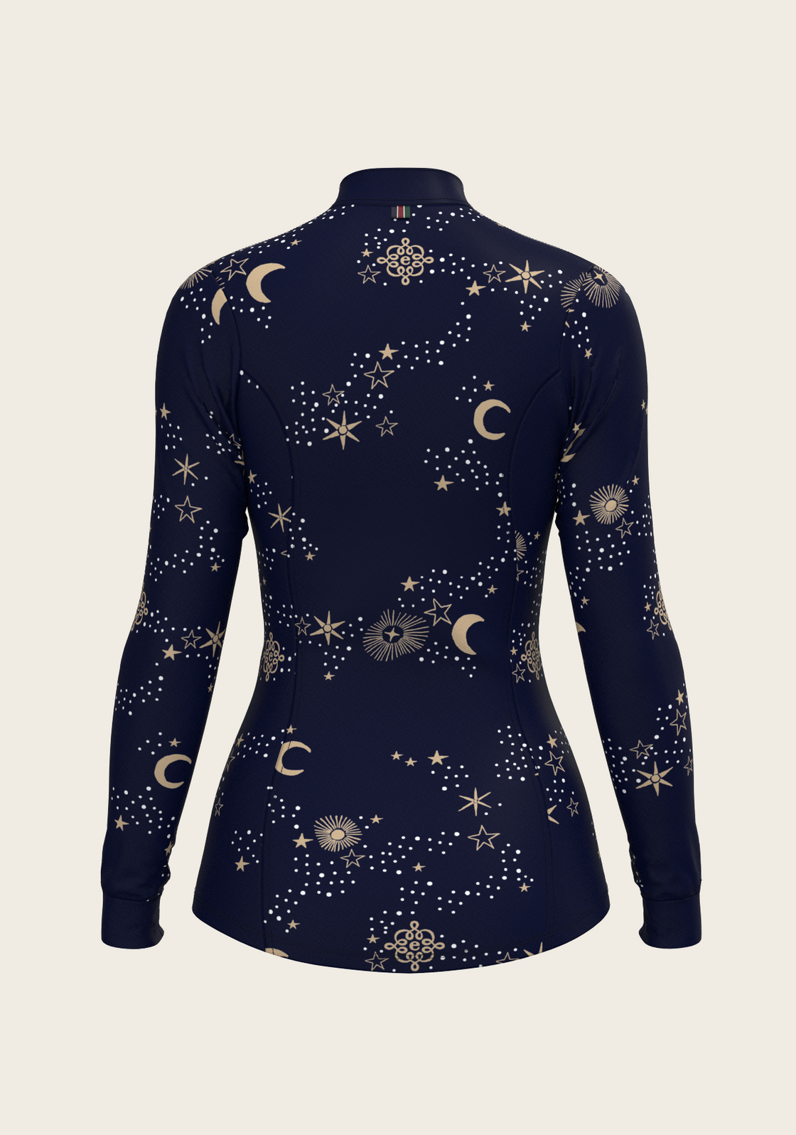  Stars on Navy Quarter Zip Sun Shirt