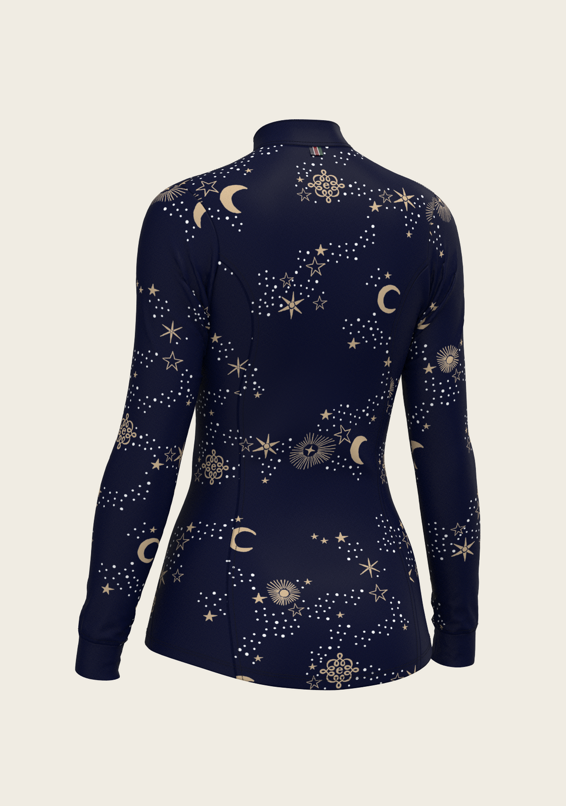  Stars on Navy Quarter Zip Sun Shirt