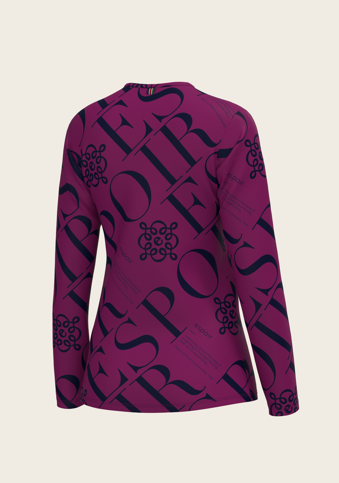 ESPOIR Berry Long Sleeve Sport T-Shirt