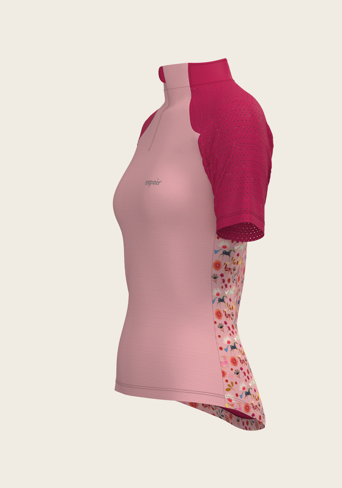  Bouquet on Rose Short Sleeve Sport Sun Shirt