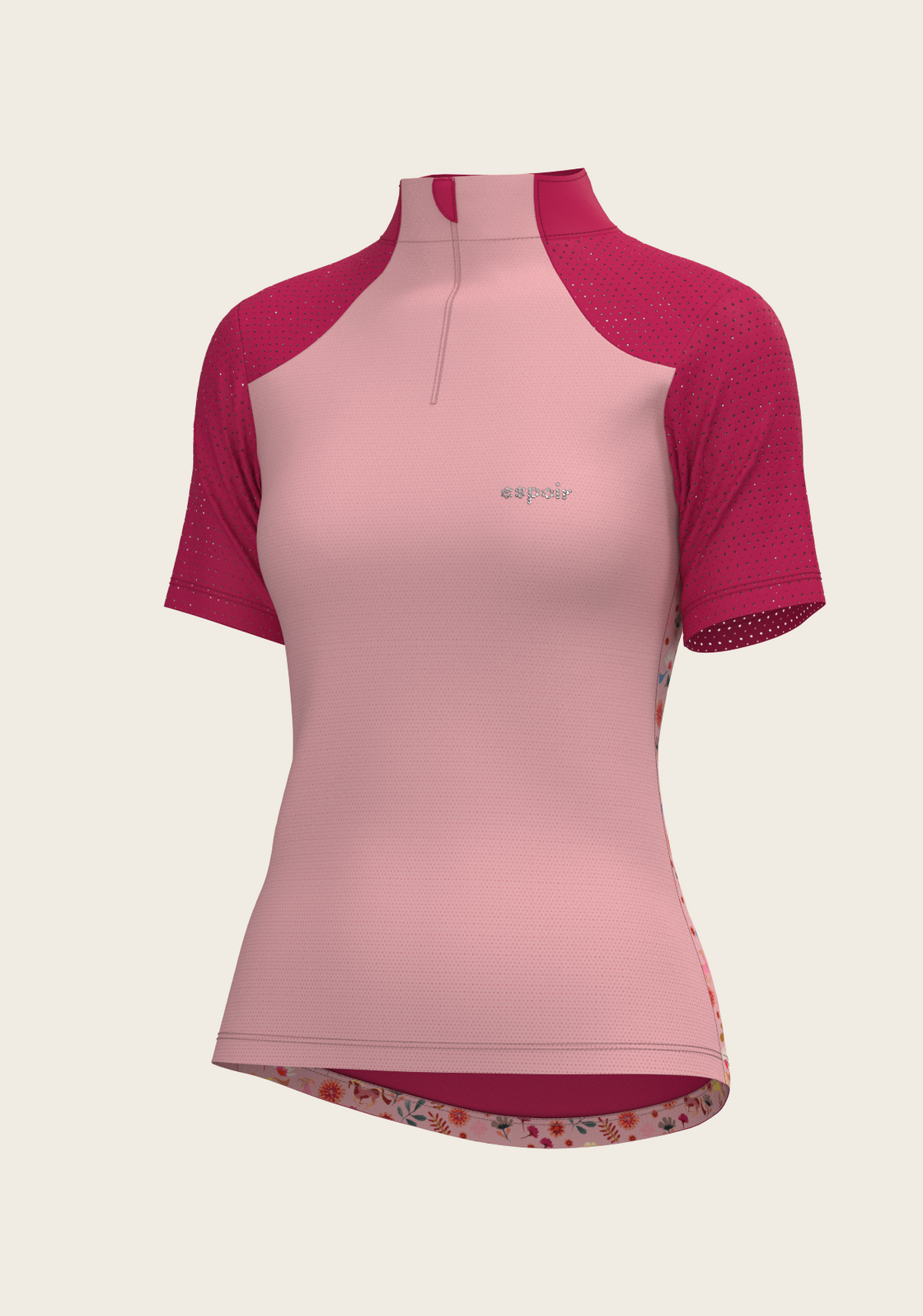  Bouquet on Rose Short Sleeve Sport Sun Shirt