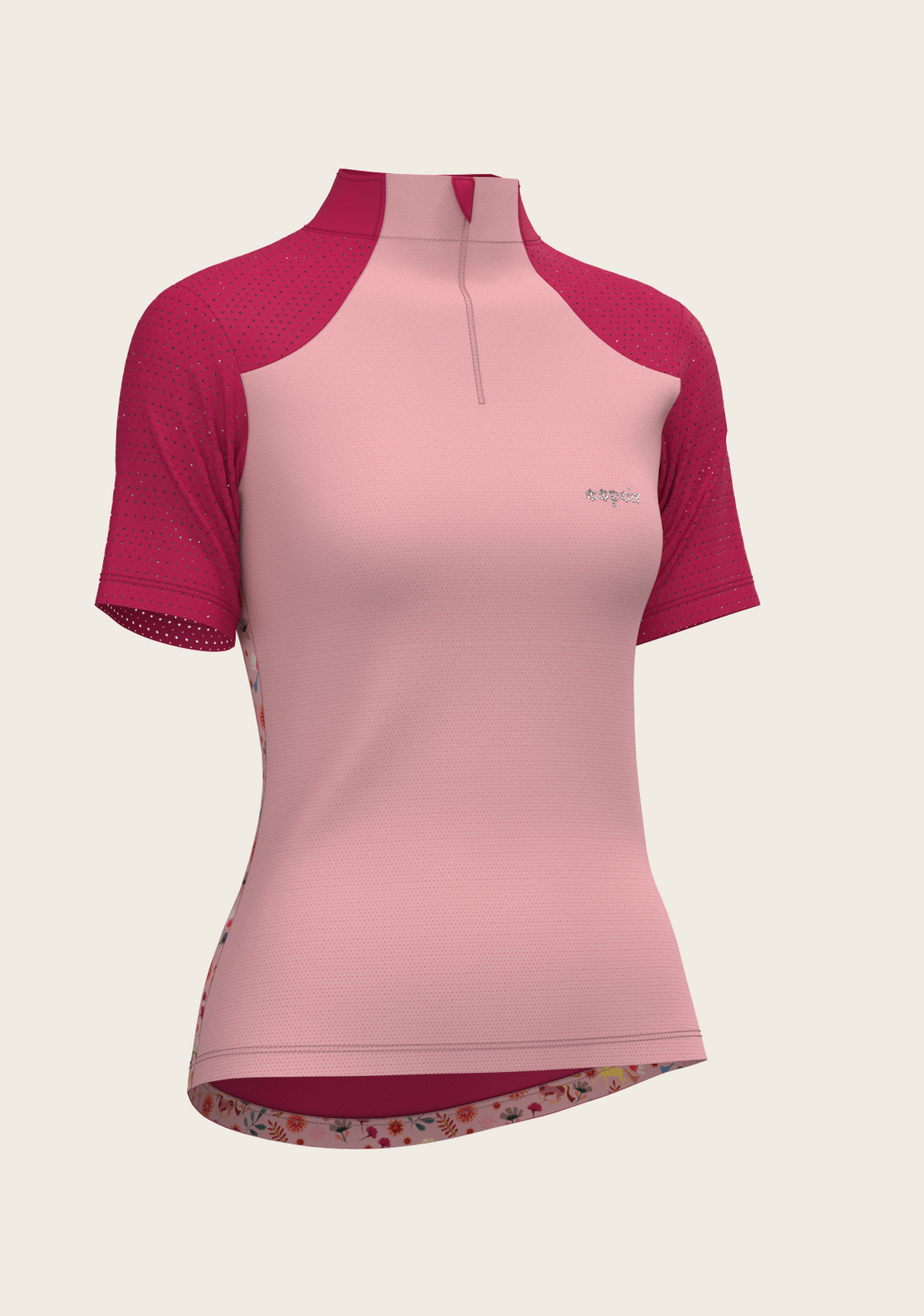  Bouquet on Rose Short Sleeve Sport Sun Shirt