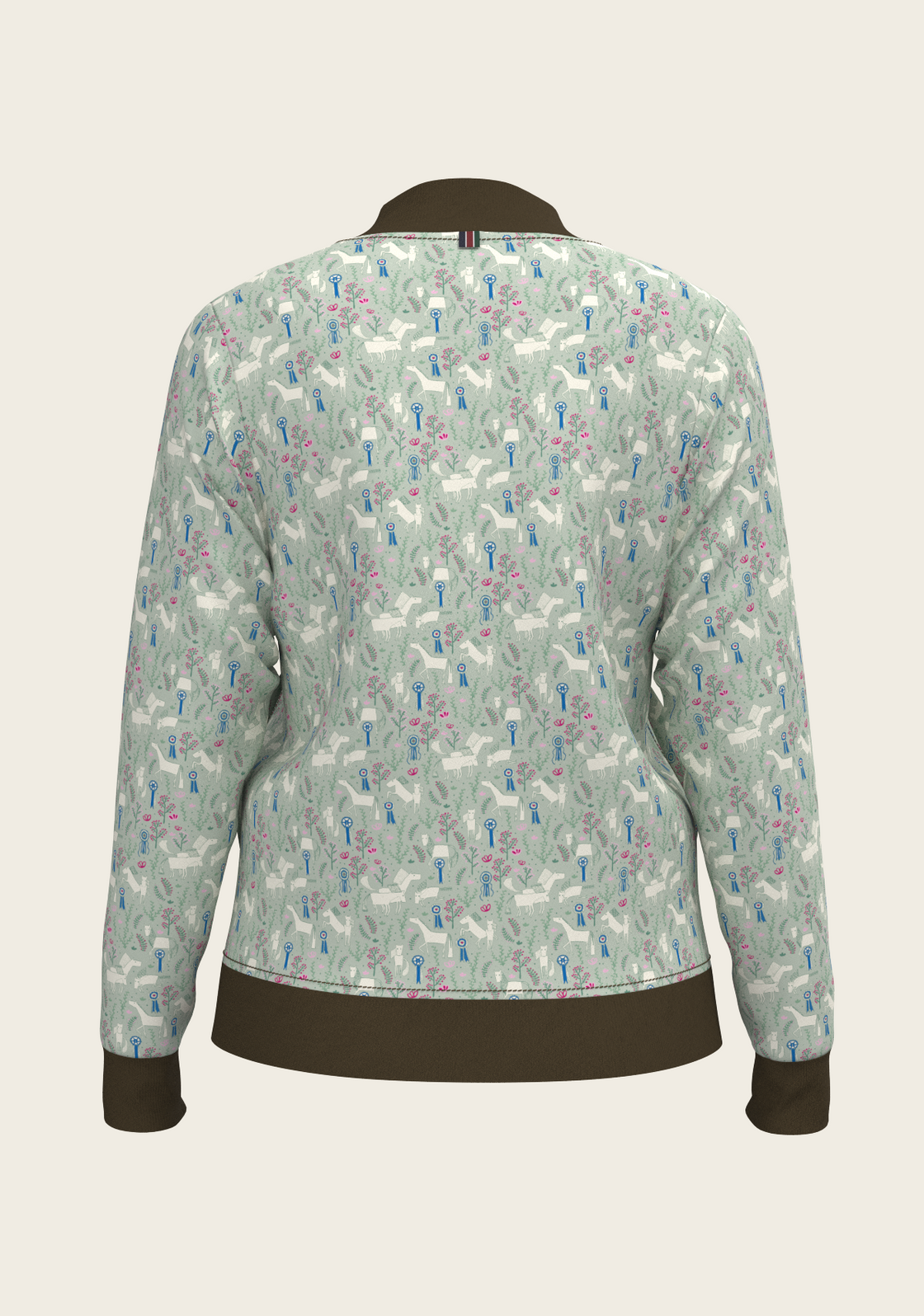  Grapeleaf Rosettes Reversible Jacket