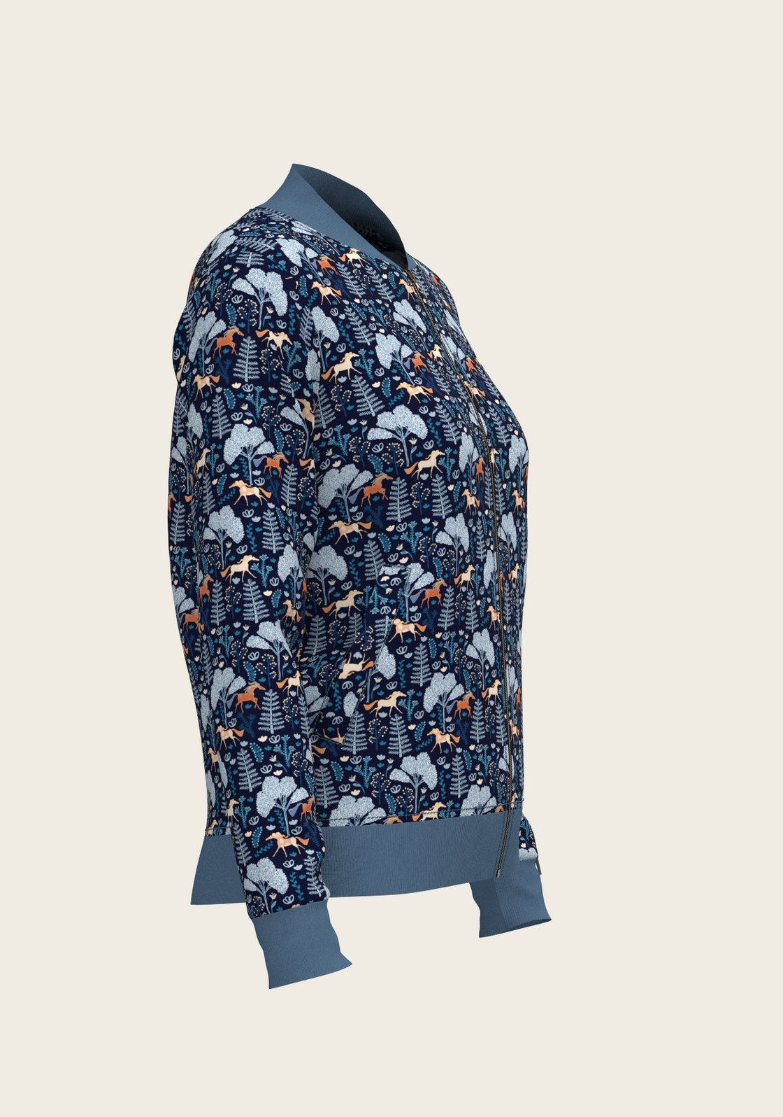 PRE ORDER • Mid Blue Forest Reversible Jacket